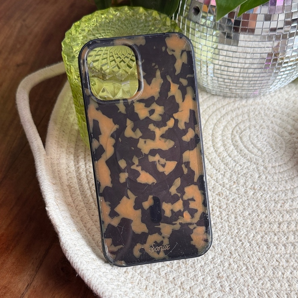 Sonix Tortoise Shell MagSafe iPhone 12 Pro Case Brown Drop-Tested Protective